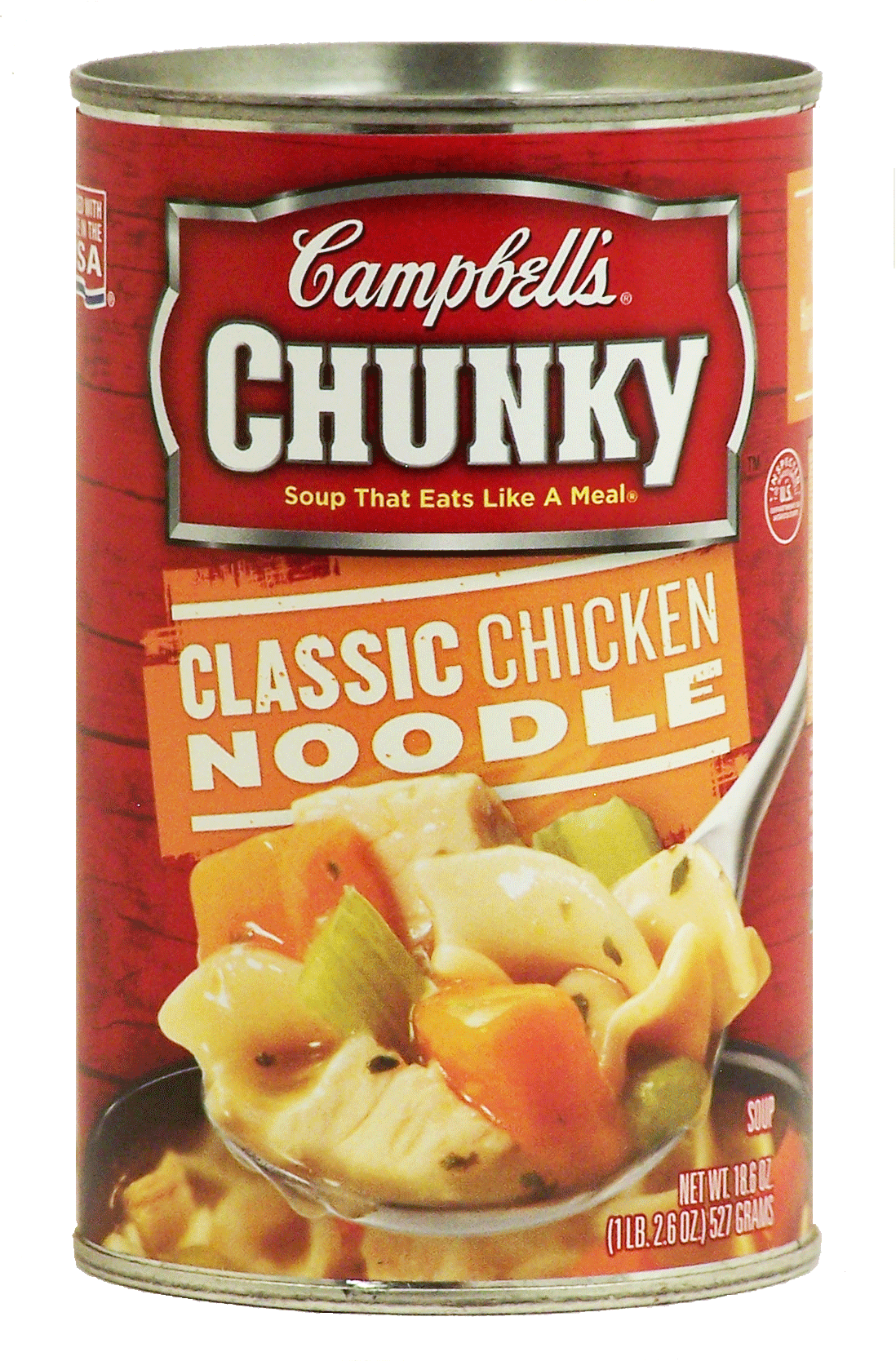 Campbell's Chunky classic chicken noodle soup that eats like a meal Full-Size Picture